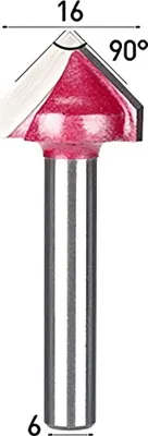 Obrázek produktu pro TCT 3D V-nůž 90° 6 x 16 mm řezací nůž
