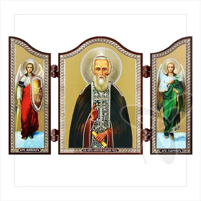 Produktbild von 1441 Sergius Von Radonesch Christliche Ikone Sergij Radonezhskij Reise Altar