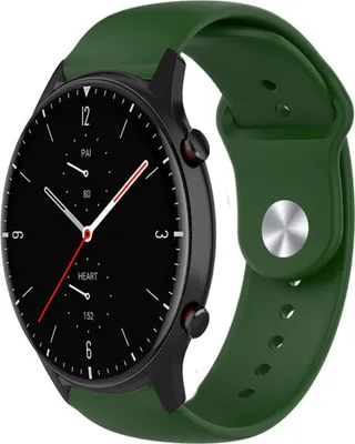 Produktbild von Strap-it Amazfit GTR 2 Sportarmband (Armeegrün)