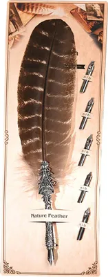 Produktbild von Klassischer Vintage-Feder-Füllfederhalter, Kalligraphie, Feder, Dip, Heimdekoration, Geschenk (04#)