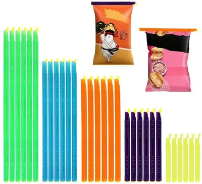 Set von 30 wiederverwendbaren Tütenclips, Hauptbild