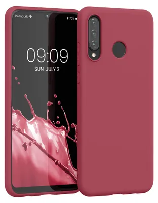 Produktbild von kwmobile Handyhülle für Huawei P30 Lite Hülle - TPU Case - Kabelloses Laden - Schutzhülle Cover in Dark Rose