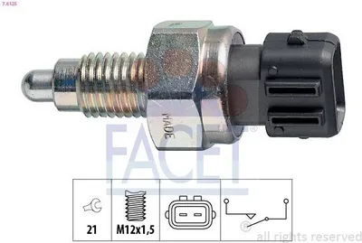 Produktbild von FACET Rückfahrschalter 7.6125 für VW Golf IV Schrägheck (1J1)