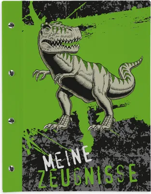 Immagine prodotto di itenga Cartella per certificati A4 con tappo a vite motivo T-REX