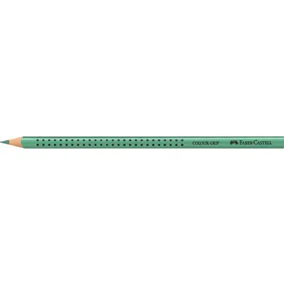 Image de Faber-Castell 112491 FABER-CASTELL Crayon de couleur triangulaire Colour GRIP, vert métallique