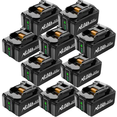 Imagen del producto de Batería de reemplazo, 8000 mAh, modelos compatibles: 10, 8.0Ah, 18V