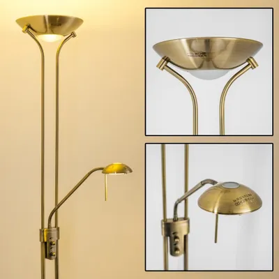 Produktbild von Roppa »Roppa« dimmbare Stehleuchte aus Metall in Altmessing