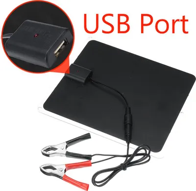 Obrázok produktu pre 20 W monokryštalický kremík, outdoor, kempovanie, turistika, solárny panel USB, prenosná nabíjačka, ventilátor do auta, nabíjací nástroj, odnímateľné panely