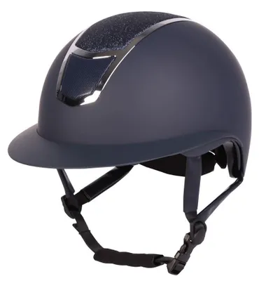 Obrázok produktu pre Kasky Harrys Horse Mont Blanc Sparkle, tmavomodrá s striebornými detailmi a trblietkami, veľkosť: M/56-58 cm
