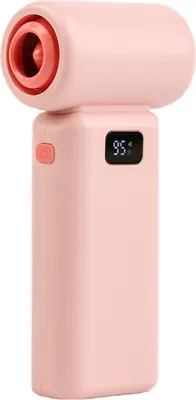 Produktbild von INF Handventilator: Tragbare Kühlung mit LED-Anzeige Rosa
