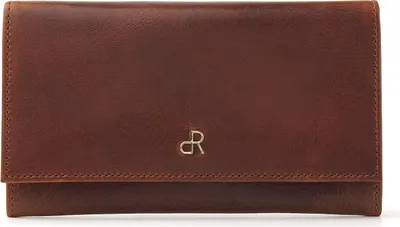 Produktbild von dR Amsterdam dámska peňaženka | dámske puzdro na karty | dámska spona na peniaze | RFID Milan - 28159 Cognac