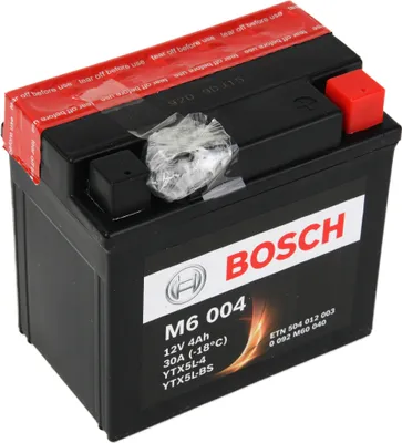 Obrázek produktu pro Bosch 546604, 4 Ah, 12 V, 80 A, Motocykl, Černá, 130 mm