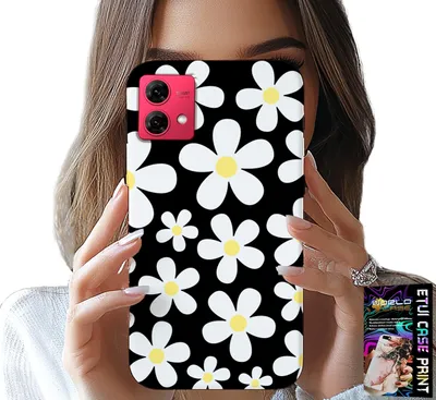 Zdjęcie produktu dla Etui Do Motorola Edge 40 Neo - Stokrotka, Stokrotki, Kwiatki, Plecki