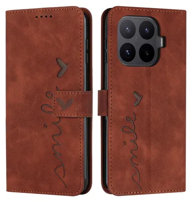 Produktbild von Coverup Smile Klapphülle - Xiaomi 17T Pro Hülle - Braun