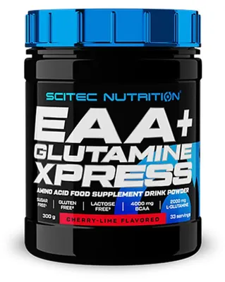 Produktbild von Scitec Nutrition EAA + Glutamine 300g Kirsch-Limette
