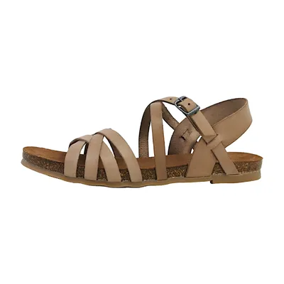 Produktbild von Cosmos Comfort Damenschuhe Sandalen Flach Braun Freizeit, Schuhgröße:37 EU