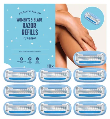 Immagine prodotto di per donne, rasoio a 5 lame, ricarica, confezione da 10