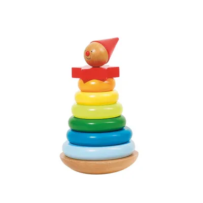 Produktbild von Goki Stapel-Stehauf-Männchen Peppo, 2 Jahr(e), Holz, Mehrfarbig