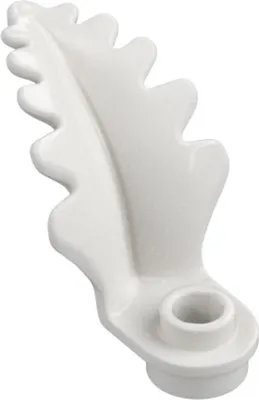 Produktbild von LEGO: 200x Pflanzenelement/Blatt, weiß