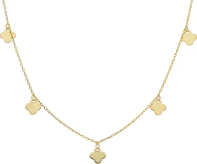 Produktbild von JuwelmaLux Halskette 925/000 Sterling Silber Gelbgold plattiert JL51-05-0032 45 cm