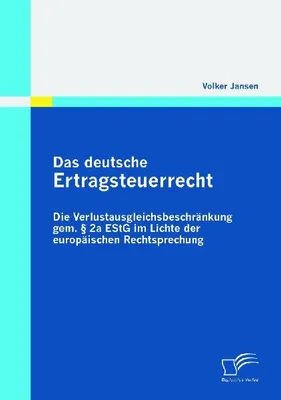 Produktbild von Das deutsche Ertragsteuerrecht