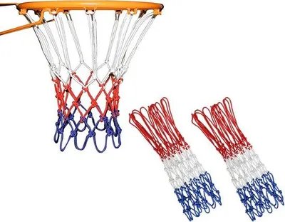 Produktbild von Basketballnetz 2 Stück - Wetterfest und flexibel