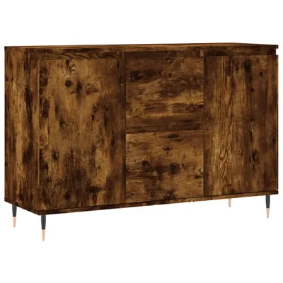 Produktbild von "SALE 2026"Sideboard - elegante Design - Mehrzweckschrank - Räuchereiche 101,5x35x70 cm Holzwerkstoff - Kommoden DE6878538