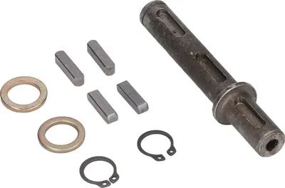 Produktbild von 14mm Einzelausgangswelle Legierter Stahl RV30 Motorwelle für NMRV030 RV030 Schneckengetriebe