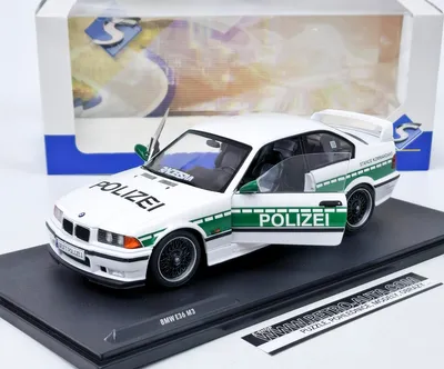 Zdjęcie produktu dla Bmw E36 M3 Coupé Solido Works Drift Polizei 1991 - Solido 1:18