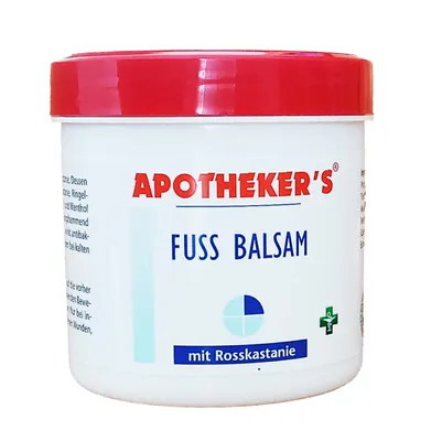Produktbild von FUSS BALSAM 250ml mit Rosskastanie Fußcreme Fußbalsam Fußpflege Fuß Massage Pflege Creme 36