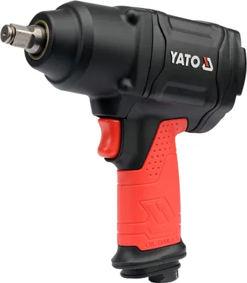 Produktbild von Yato YT-09540, Schlagschrauber, Schwarz, Rot, Duralumin, CE, 1/2", 10000 RPM