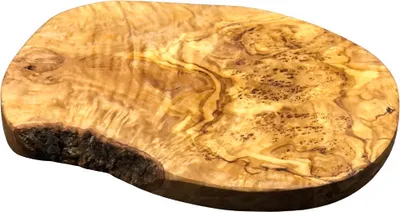 Produktbild von Schneidebrett RUSTIKAL (Länge ca. 23-25 cm) Olivenholz