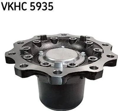 Produktbild von SKF Radnabe VKHC 5935 mit Lager, 226 mm Breite, 82 mm Innendurchmesser, 380 mm Radnabendurchmesser