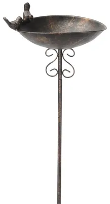 Produktbild von Vogelbad Vogelfigur Braun 100 cm