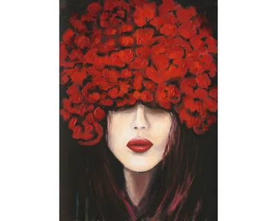 Produktbild von Leinwandbild Original Roses 50x70 cm