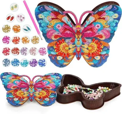 Image de Kit de peinture sur bijoux « DIY Diamant » avec boîte à outils