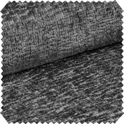 Produktbild von novely® TRENTO - Hochwertiger Möbelstoff - Schwer Entzündbarer Polsterstoff - Pflegeleichte Meterware 1lfm - Farbe: 02 Anthrazit