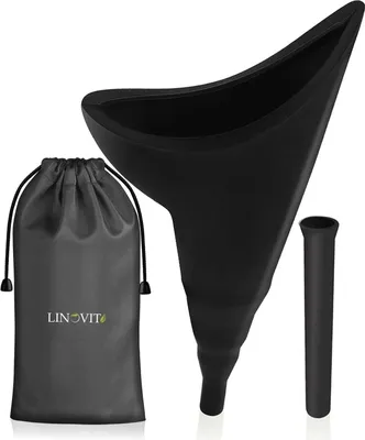 Immagine prodotto di Dispositivo di minzione in silicone con estensione rimovibile, nero - Nero