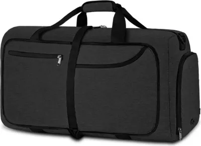 Image de Grand sac de voyage pliable NEWHEY 80L Sac de sport avec compartiment à chaussures