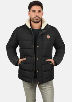 Produktbild von BLEND BHFrederic Herren Winterjacke Steppjacke Jacke gefüttert mit abnehmbarer Kapuze Kordelzug Knöpfen Eingrifftaschen Regular fit