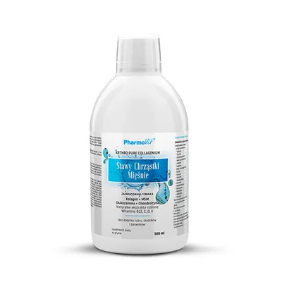 Obrázok produktu pre DOPLNOK STRAVY NA KĹBY, CHRUVKY A SVALY, BEZLEPKOVÁ TEKUTINA 500 ml - PHARMOVIT