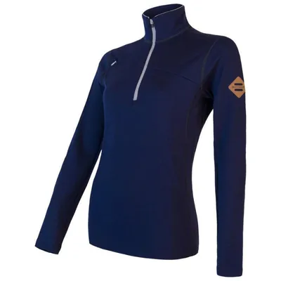 Zdjęcie produktu dla Bluza Sensor Merino Upper Zip damska ciemnoniebieski wielkość XL 21200039-03