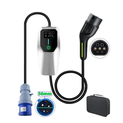 Produktbild von 5M 7KW 1-Phasig 56mm E-Auto Ladekabel Ladegerät Elektroauto Typ 2 6-32A allgemein