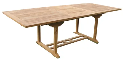 Produktbild von Teak Tisch Gartentisch Garten ausziehbar Esstisch Holztisch rechteckig 240/180cm