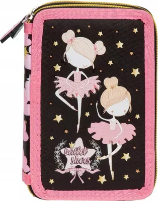 Image de Ballerine Porte-plume 2 compartiments Trousse à crayons Porte-plume Ballet Danseuse