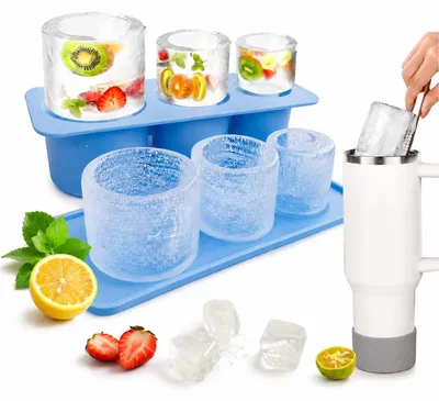 Image de INF Moule à glace pour mugs Stanley Silicone Bleu clair
