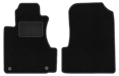 Image de Tapis avant en moquette pour Honda CR-V III 2006-2012 (SUV) – 2 pièces, noirs, sur mesure – Wielganizator LUX