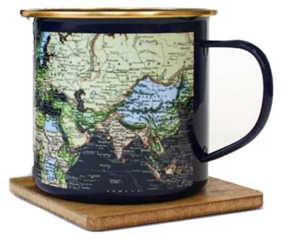 Productafbeelding van Gift Republic Blauwe Emaille mok