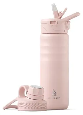 Produktbild von Isolierte Edelstahlwasserflasche 24oz rosa