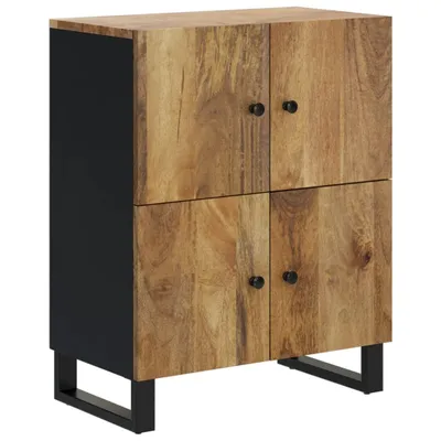 Immagine prodotto di Credenza a 4 ante 60x33x75 cm in legno massiccio di mango
